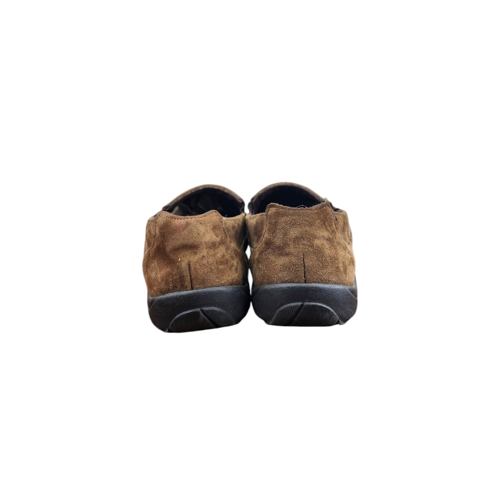 SAS Weekender Brown Suede Leather Slip Loafers - Picture 4 of 8